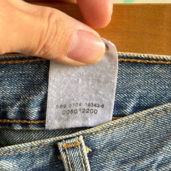 Light Wash Straight-Leg Denim Jeans – Size S - Picture 4 of 5